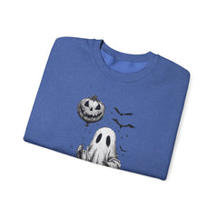 Spooky Ghost Sweatshirt - Cozy Halloween Apparel for Men & Women, Unisex Crewneck, Fall Fashion, Gifting Idea