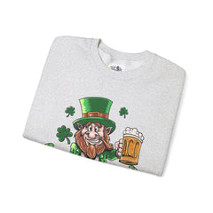 St. Patrick's Day Unisex Crewneck- Cheers Leprechaun