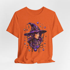 Enchanting Witch Graphic Tee - Perfect for Halloween, Gifts, Parties, Casual Wear, and Witchy Vibes