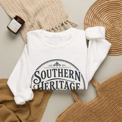 Southern Heritage Crewneck Sweatshirt — Vintage Magnolia Graphic