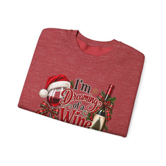 "I'm Dreaming of a Wine Christmas" Holiday Crewneck
