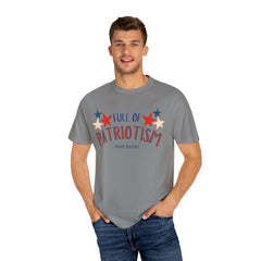 Full of Patriotism and Beer T-shirt - Military Branches, Right to Bear Arms, American Flag