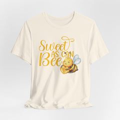 Sweet As Can Bee - Unisex Jersey Tee - Cute Bee Graphic T-Shirt