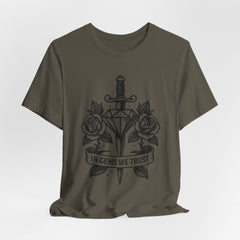 'In Gems We Trust' | Edgy Casual Wear, Gift for Rock Lovers, Men's & Women's Apparel, Perfect for Festivals