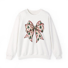 Christmas Bow Crewneck Sweatshirt — Festive Holiday Bow Sweatshirt