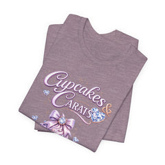 Cupcakes & Carats Tee — Cute Pastel Cupcake Graphic T-Shirt