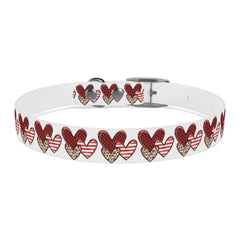 Dog Collar- Rustic Hearts