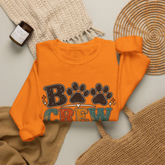 Dog Crew Sweatshirt – "B Crew" Paw Print Graphic Crewneck
