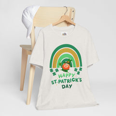 St. Patrick's Day Rainbow LeprechaunTee - Unisex Short Sleeve Shirt