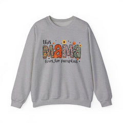 "This Mama Loves Her Pumpkins" Unisex Heavy Blend™ Crewneck Sweatshirt