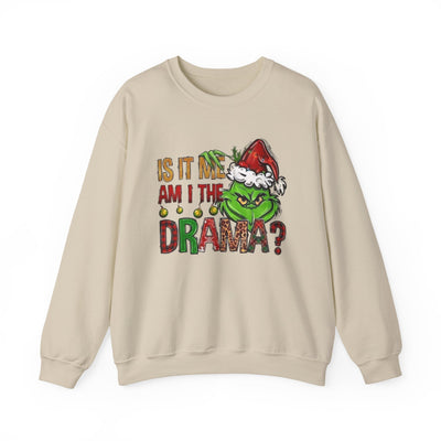 Grinch 'Is It Me? Am I The Drama?' Christmas Sweatshirt