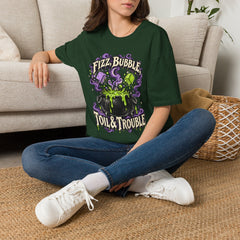 Fizz, Bubble Witch Tee — "Fizz, Bubble, Toil & Trouble" Halloween Graphic T-Shirt BP