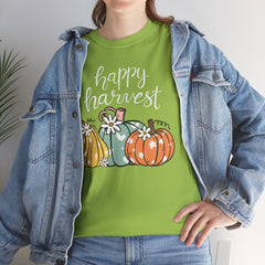 Happy Fall Essential Tee with Pumpkins