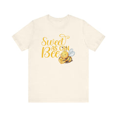 Sweet As Can Bee - Unisex Jersey Tee - Cute Bee Graphic T-Shirt