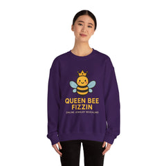 Queen Bee Fizzin'  -Unisex Crewneck Sweatshirt - Cute Casual Fashion