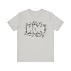 Pen & Ink Floral Mom T-Shirt - Perfect Gift for Mother's Day or New Mom
