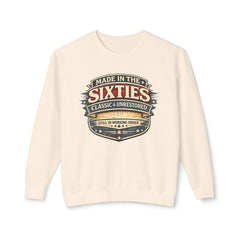 Sweatshirt - "Made in the Sixties" Retro Vintage Badge Crewneck