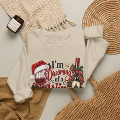 "I'm Dreaming of a Wine Christmas" Holiday Crewneck