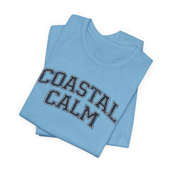 Coastal Calm Tee — Relaxed Beach Vibes Short Sleeve Shirt