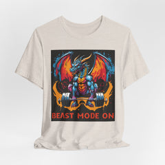 Beast mode on - Dragon – Fitness T-shirt for Gym Workouts