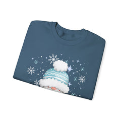 Winter Chill Sweatshirt - Cozy Unisex Crewneck with Snowy Design, Perfect for Holidays, Gifts, Snow Lovers, Warmth, Casual Style