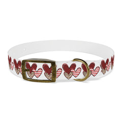 Dog Collar- Rustic Hearts