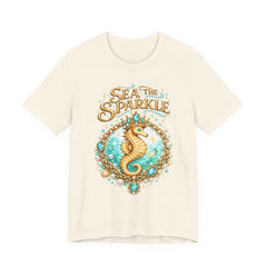 Sea the Sparkle Seahorse T-Shirt — Nautical Mermaid Beach Tee