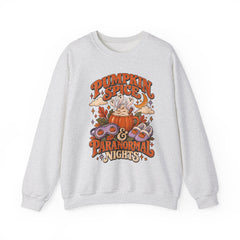 Pumpkin Spice & Paranormal Nights Crewneck Sweatshirt - Halloween