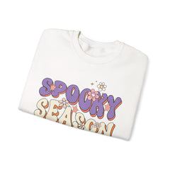 Spooky Season Crewneck Sweatshirt, Unisex Fall Apparel, Halloween Fashion, Cozy Sweatshirt, Autumn Gift Idea, Seasonal Clothing