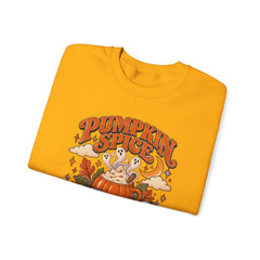 Pumpkin Spice & Paranormal Nights Crewneck Sweatshirt - Halloween