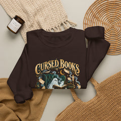Cursed Books & Cozy Nooks Sweatshirt — Gothic Reading - Halloween BP