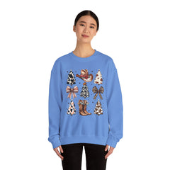 Rustic Coquette Christmas Sweatshirt