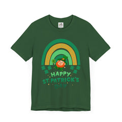 St. Patrick's Day Rainbow LeprechaunTee - Unisex Short Sleeve Shirt