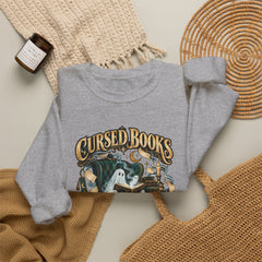 Cursed Books & Cozy Nooks Sweatshirt — Gothic Reading - Halloween BP