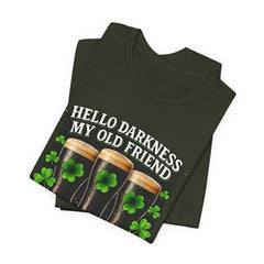 St. Patrick’s Pub Tee – “Hello Darkness My Old Friend, I’ve Come to Drink With You Again”