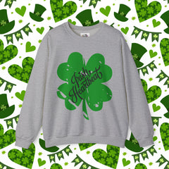 St. Patrick's Day Unisex Crewneck- Irish Heartbeat