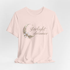 Starlight Dreamer Tee — Moon & Floral Graphic Shirt