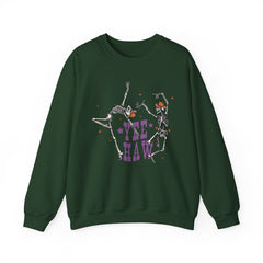 Yee Haw Skeletons Sweatshirt - Cozy Unisex Crewneck for Halloween, Fall Fashion, Casual Outfits, Gift for Cowpoke Enthusiasts, Western Style