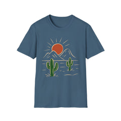 Desert Sunset T-Shirt — Cactus Mountain Graphic Tee