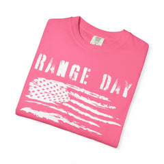 Range Day - FADED PRINT - T-shirt - Military Branches, Right to Bear Arms, American Flag