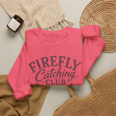 Firefly Catching Club Sweatshirt — Vintage Mason Jar Summer Nights Crewneck - Southern Heritage