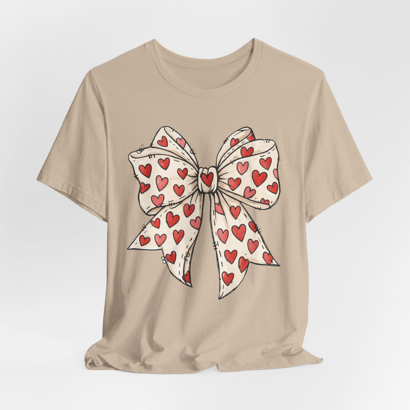 Valentine Heart Bow T-Shirt