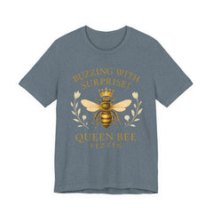 Buzzing With Surprise Tee, Funny Bee Shirt by Bella Canvas, Queen Bee Fizzin