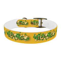 Gold Dog Collar - St Patrick's Day Horseshoe & Coin Design