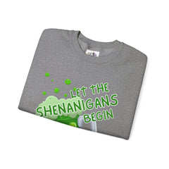 St. Patrick's Day Unisex Crewneck Sweatshirt - Let the Shenanigans Begin