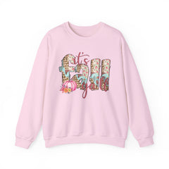 Cozy It’s Fall Y’all Sweatshirt with Floral Design, Perfect for Autumn Style, Thanksgiving Gift, Casual Wear, Seasonal Comfort