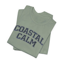Coastal Calm Tee — Relaxed Beach Vibes Short Sleeve Shirt