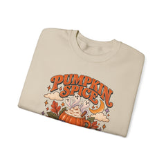 Pumpkin Spice & Paranormal Nights Crewneck Sweatshirt - Halloween