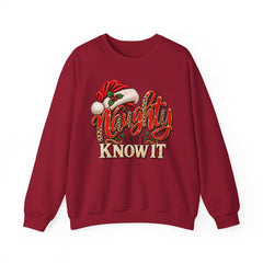 Naughty and Know It Christmas Crewneck Sweatshirt