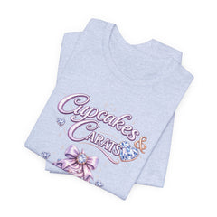 Cupcakes & Carats Tee — Cute Pastel Cupcake Graphic T-Shirt